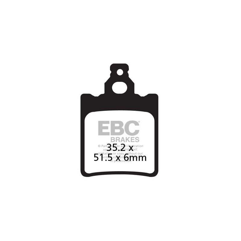 Brzdové platničky EBC FA060