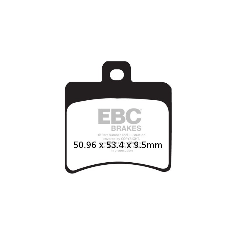 Brzdové platničky EBC FA298