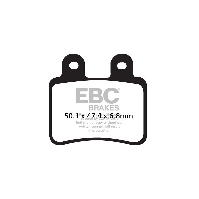 Brzdové platničky EBC FA350