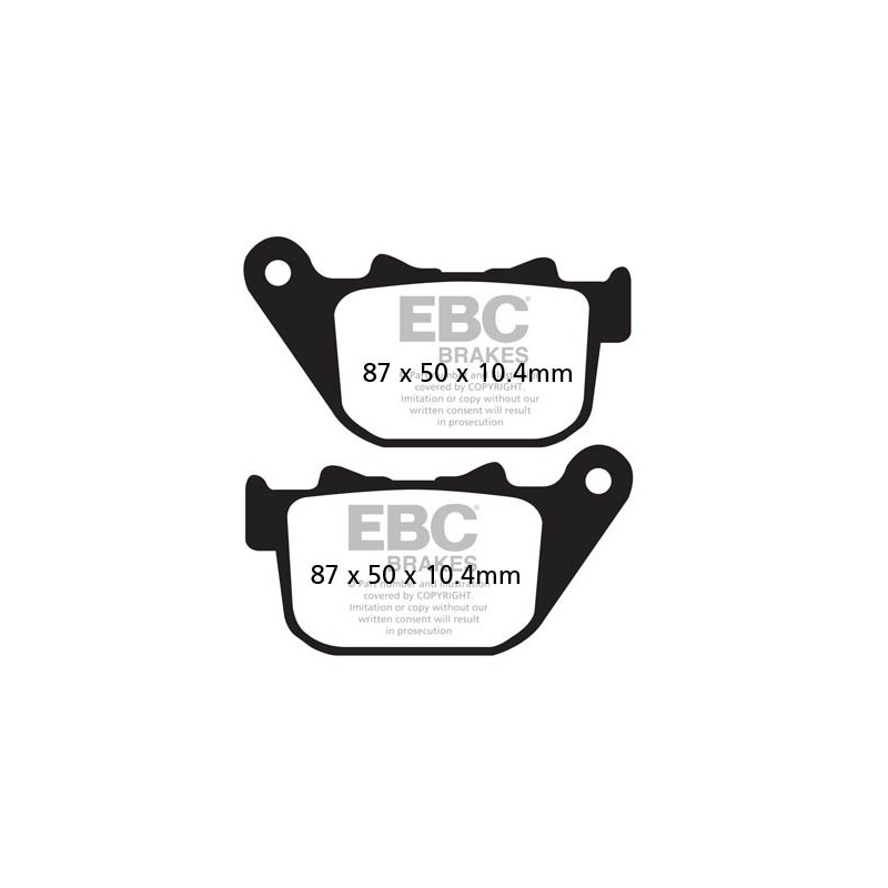 Brzdové platničky EBC FA387HH