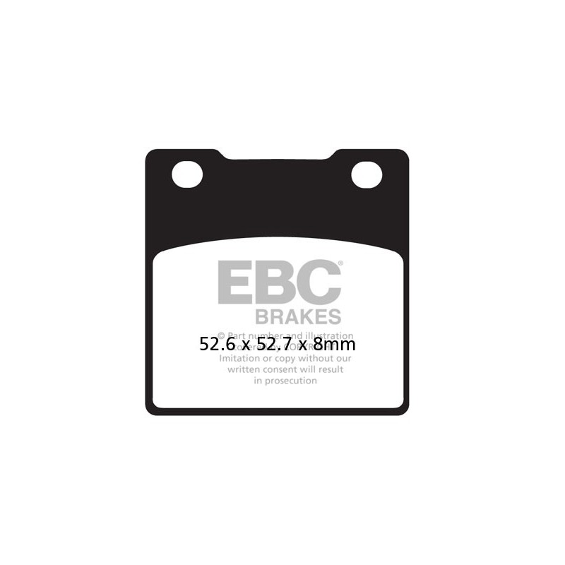 Brzdové platničky EBC FA161
