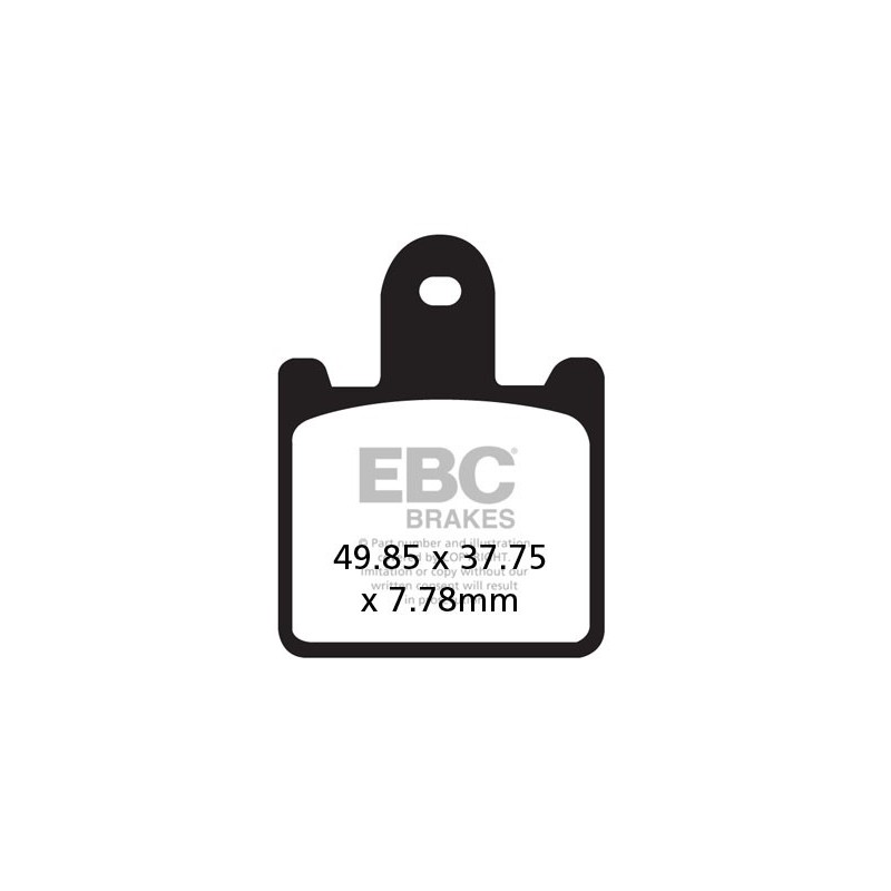 Brzdové platničky EBC FA417/4HH