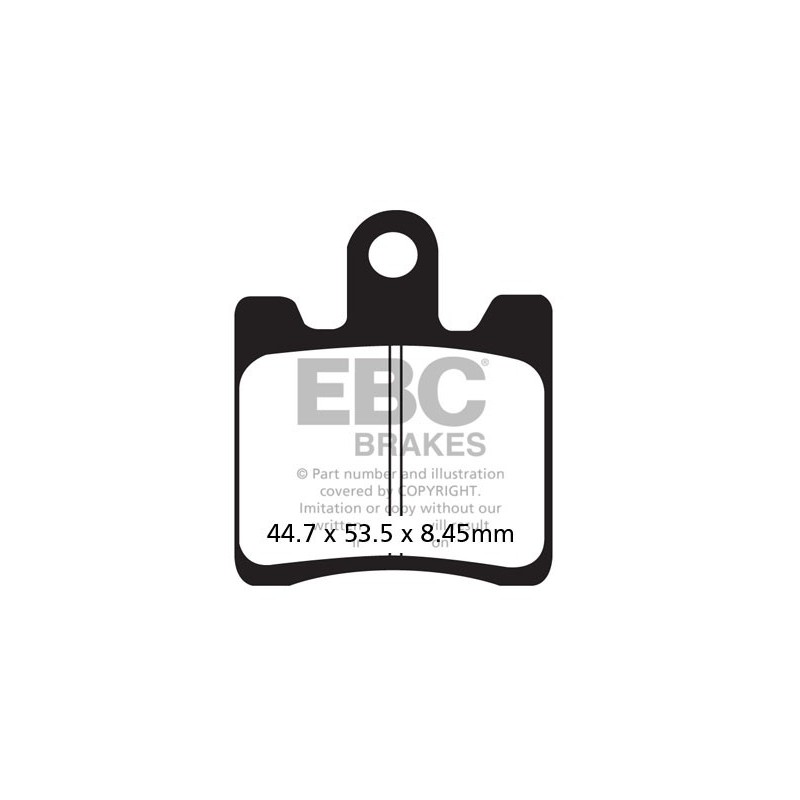 Brzdové platničky EBC FA423/4HH