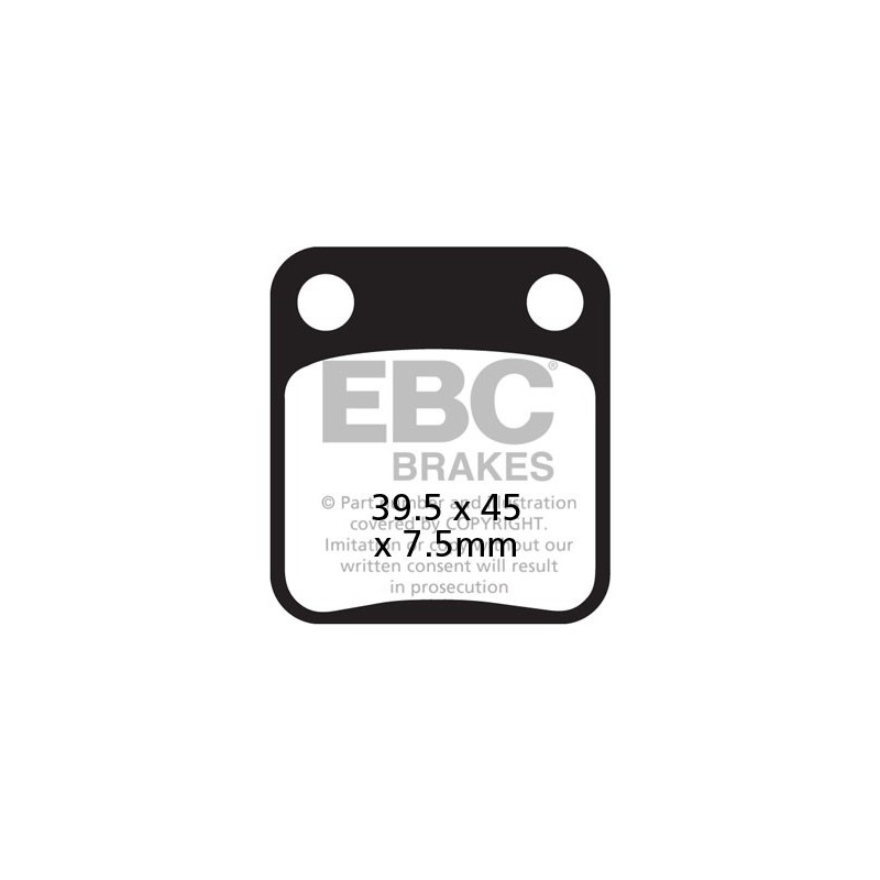 Brzdové platničky EBC FA054R