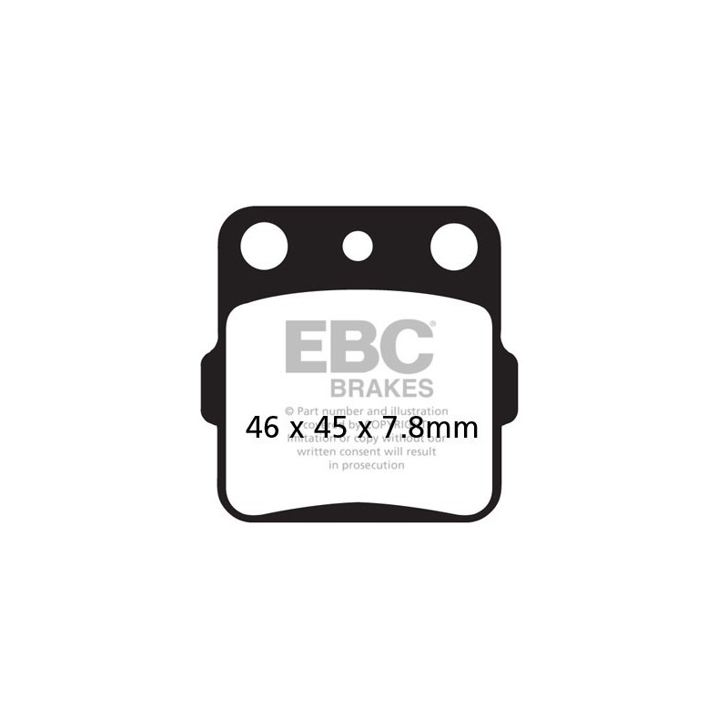 Brzdové platničky EBC FA084R