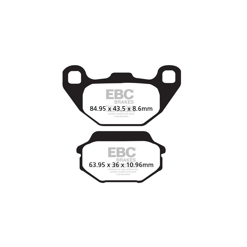Brzdové platničky EBC FA305R