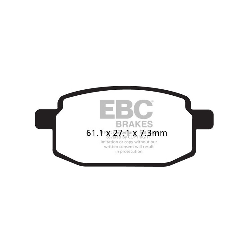 Brzdové platničky EBC SFA169HH
