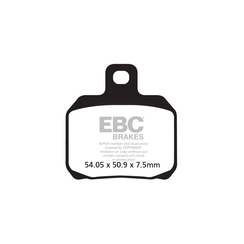 Brzdové platničky EBC SFA266HH
