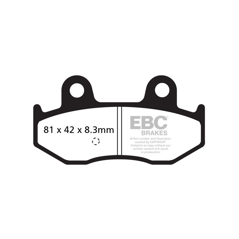 Brzdové platničky EBC SFA411HH