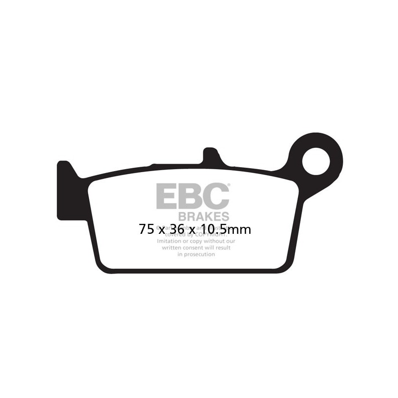 Brzdové platničky EBC FA131R