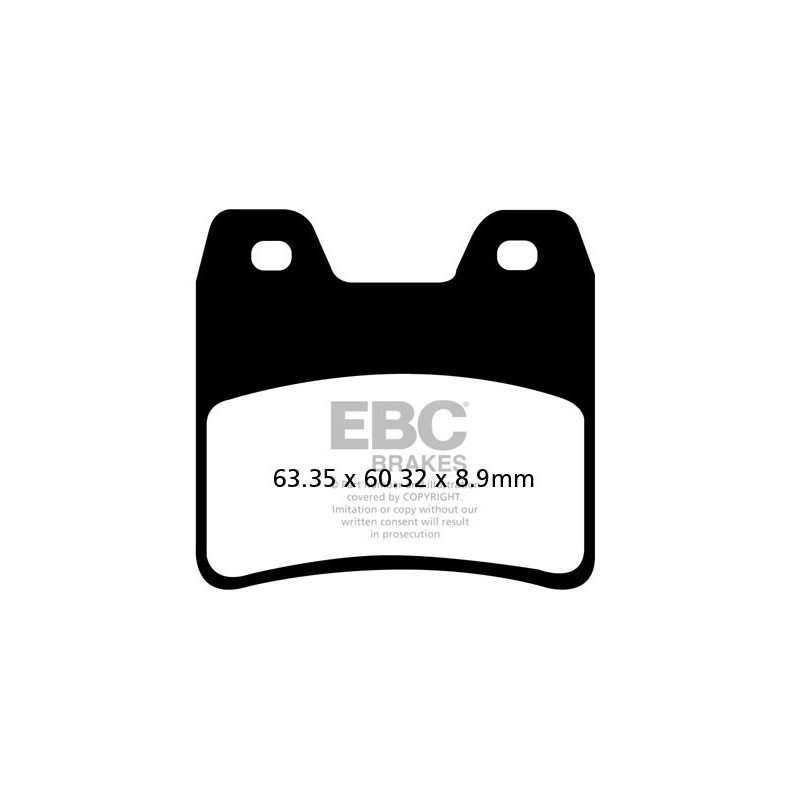 Brzdové platničky EBC FA348HH