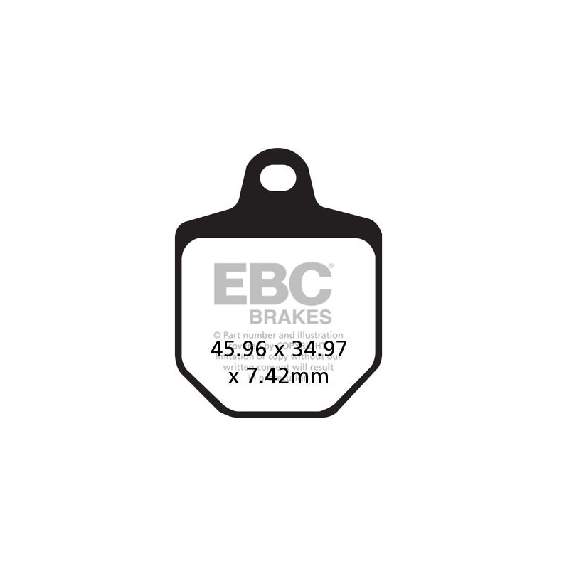 Brzdové platničky EBC FA433/4HH