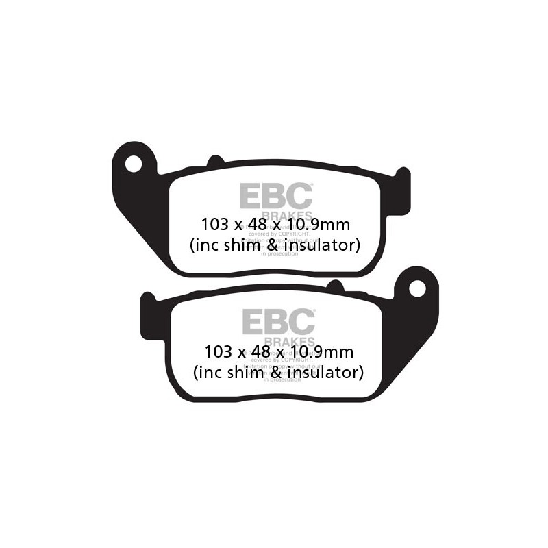Brzdové platničky EBC FA381HH