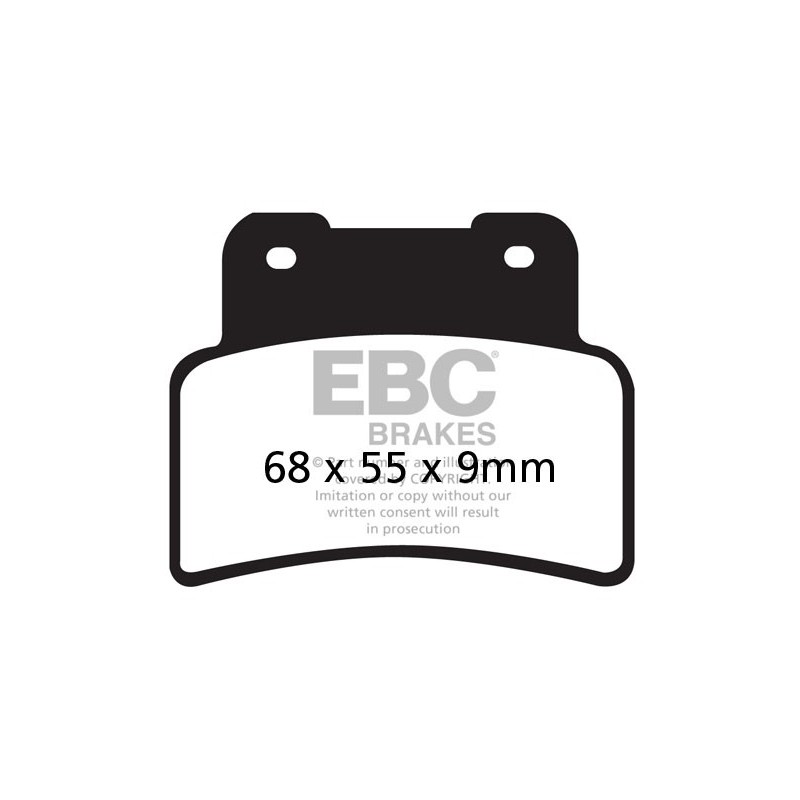 Brzdové platničky EBC FA432HH