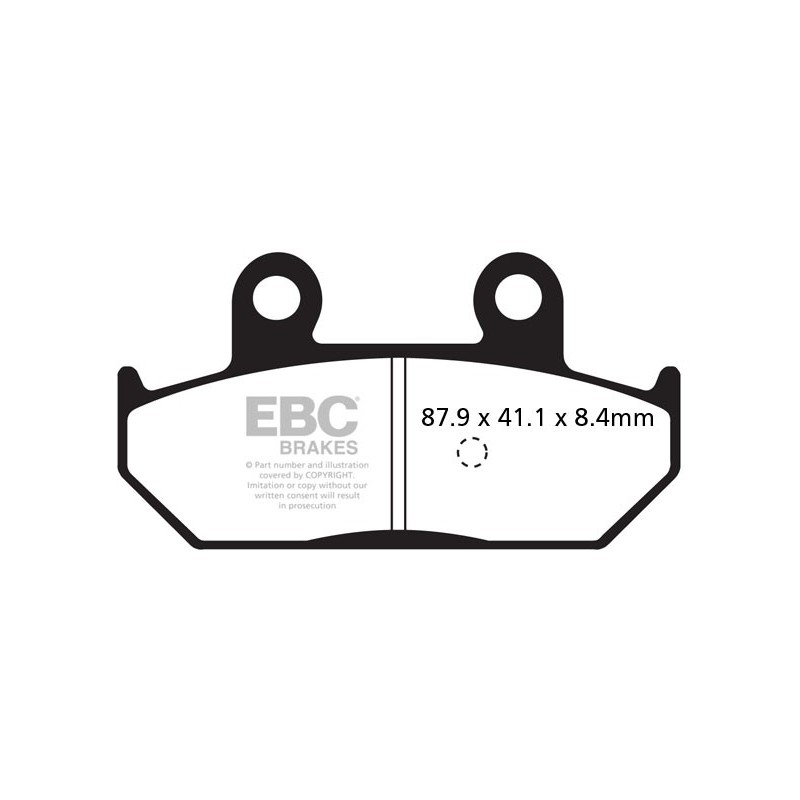 Brzdové platničky EBC SFA412HH