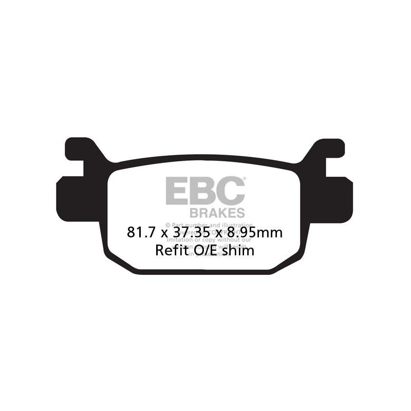 Brzdové platničky EBC SFA415HH