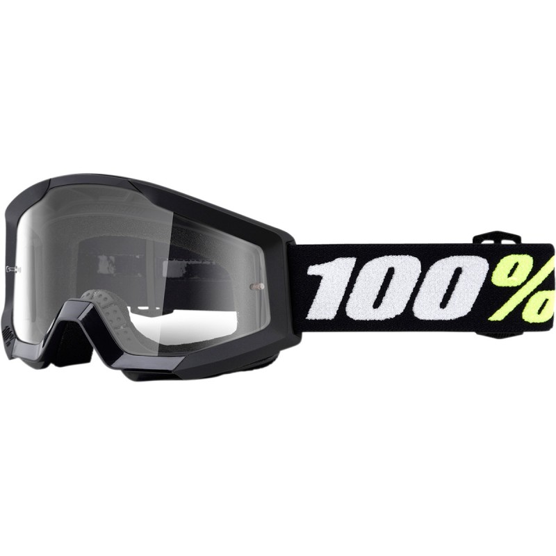 MX okuliare 100% Strata mini clear black