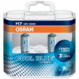 Žiarovka na motorku OSRAM H7 Cool Blue Intense 55W 12V Duobox