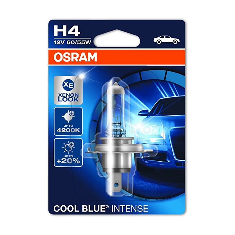 Žiarovka na motorku OSRAM Cool Blue Intense H4 60/55W 12V blister