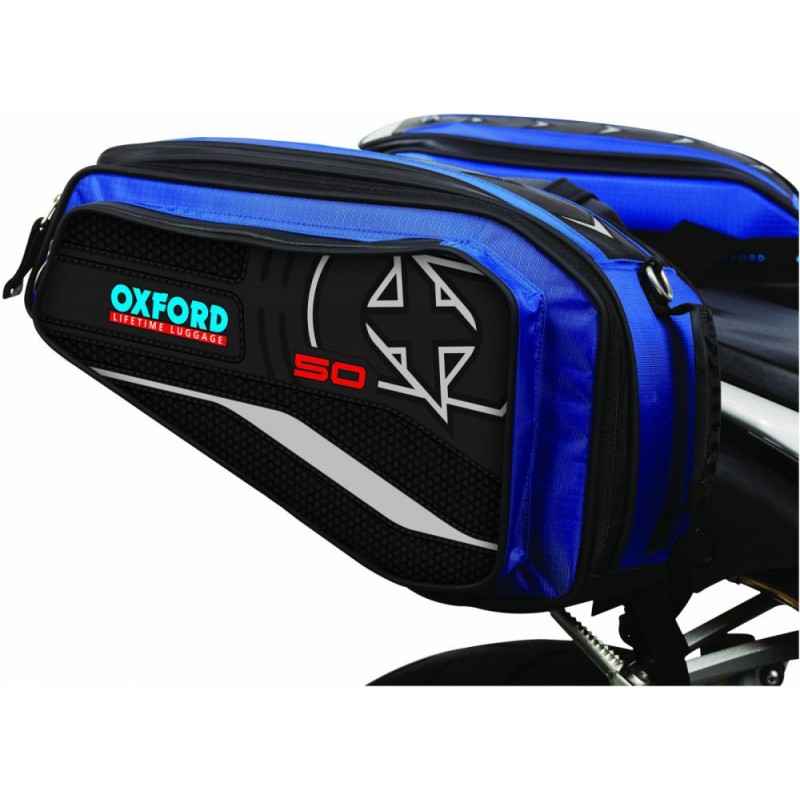 Bočné tašky OXFORD X50 modré