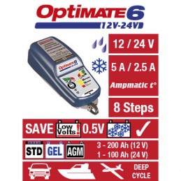 Nabíjačka batérií Tecmate	OPTIMATE 6 12/24 V TM-194