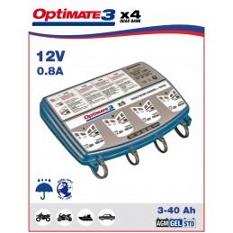 Nabíjačka batérií TECMATE Optimate 3 12V 4banks TM-454