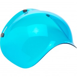 Plexi na prilbu BILTWELL Polycarbonate Bubble blue
