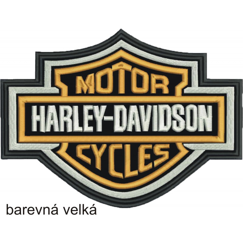 Nášivka BIKERSMODE Harley-Davidson velká farebná