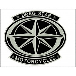 Nášivka BIKERSMODE Star motorcycles veľká drag star