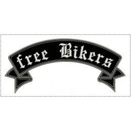 Nášivka BIKERSMODE Free bikers horná