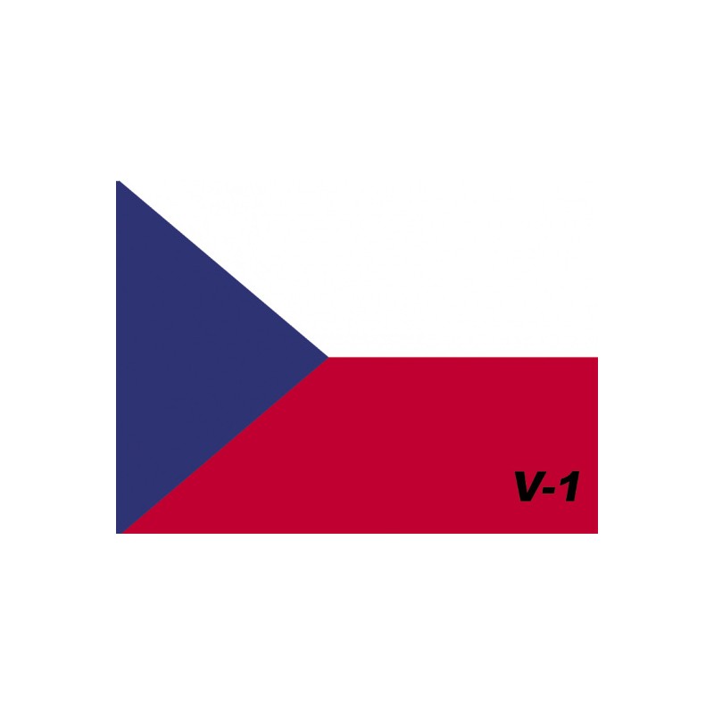 Vlajka Bikersmode trojuholník CZ V1 41x17,5cm