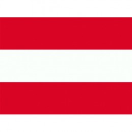Vlajka Bikersmode Rakúsko 38x28cm