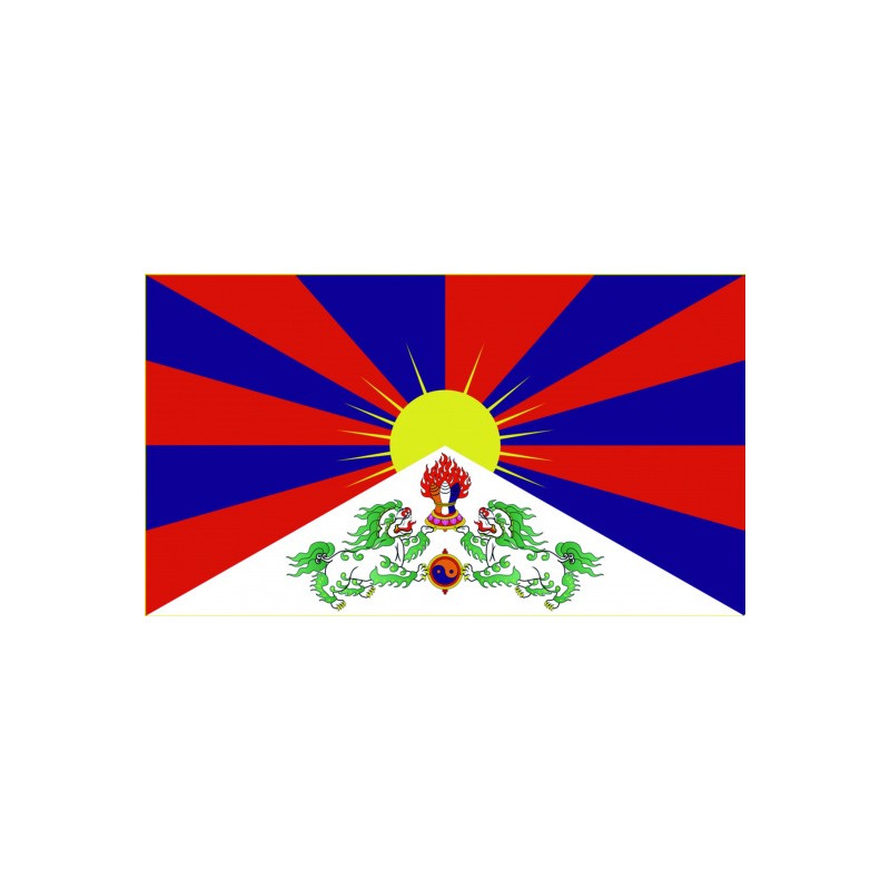 Vlajka Bikersmode Tibet 38x28cm