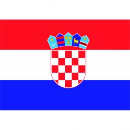 Vlajka Bikersmode Chorvátsko 38x28cm
