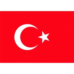 Vlajka Bikersmode Turecko 38x28cm