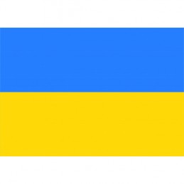 Vlajka Bikersmode Ukrajina 38x28cm