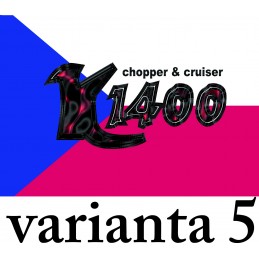 Vlajka Bikersmode klubová K1400 V41 varianta 5 38x28cm