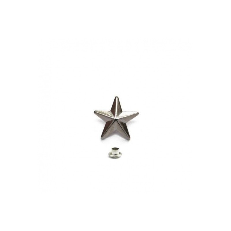 Kovová ozdoba hviezda 8x8mm Bikersmode Kovová ozdoba hviezda 8x8mm Bikersmode