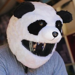 Návlek na prilbu Motoloot panda