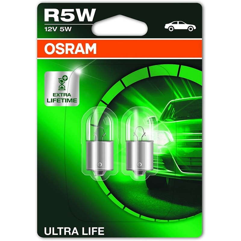 Žiarovka na motorku OSRAM Utra Life 5W BA15S 12V 2ks