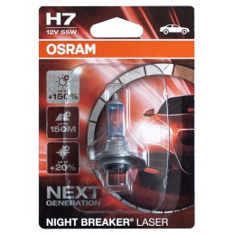 Žiarovka na motorku OSRAM Night Breaker Laser H7 55W 12V Blister