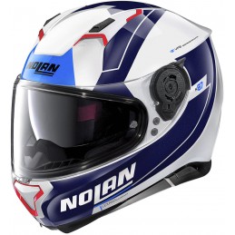 Prilba na motocykel NOLAN N87 skilled white/blue/red