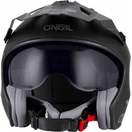 Prilba na motocykel Oneal Volt Solid Trial Black