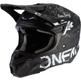 Prilba na motocykel Oneal 5Series Polyacrylite HR  black/white