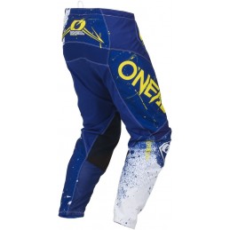 MX detské nohavice na motocykel Oneal Element Shred blue