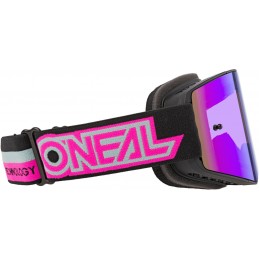 MX okuliare Oneal B-20 Proxy black/pink Mirrored