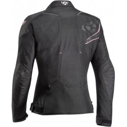 Dámska bunda na motorku IXON Luthor black/pink