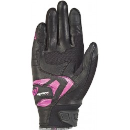 Dámske rukavice na motorku IXON Rs Rise Air black/pink