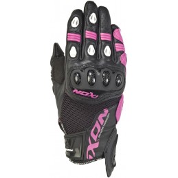 Dámske rukavice na motorku IXON Rs Recall black/pink