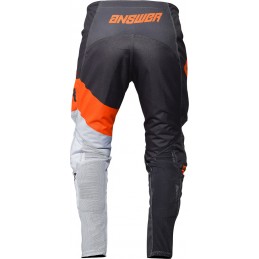 Detské MX nohavice na motorku ANSWER Syncron Voyd black/orange/white